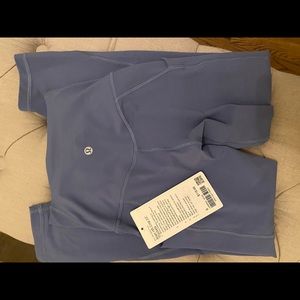lululemon size 0 align 23” with pockets water drop